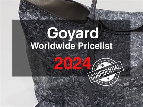 goyard bags price list 2014|goyard belvedere pm price 2023.